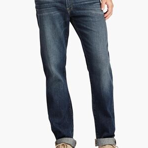 Lucky Brand Men's Dark Blue Straight Jeans
